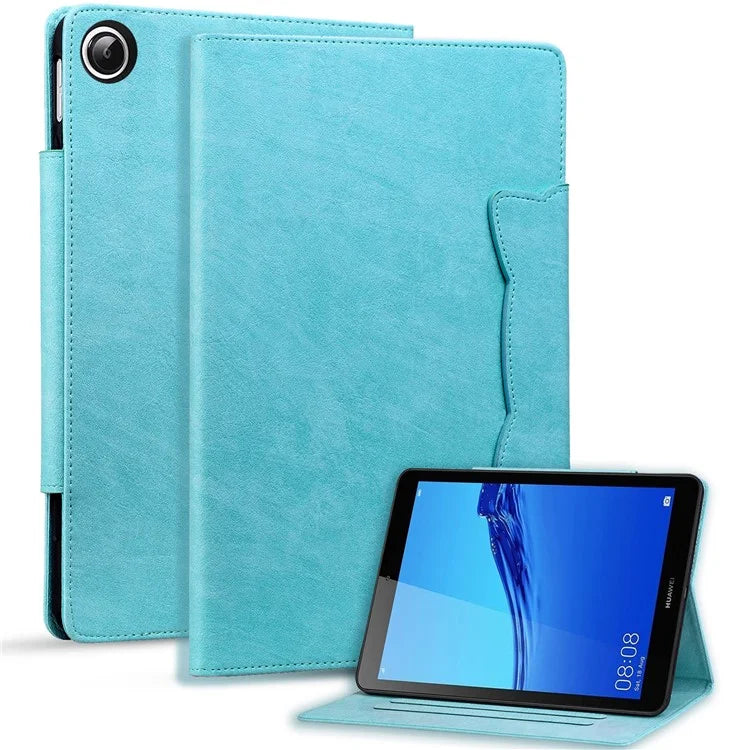 For Huawei Honor Pad 5 8.0-inch / MediaPad M5 Lite 8 Case Magnetic Clasp PU Leather Tablet Cover