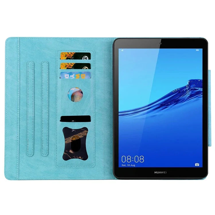 For Huawei Honor Pad 5 8.0-inch / MediaPad M5 Lite 8 Case Magnetic Clasp PU Leather Tablet Cover