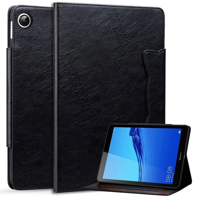 For Huawei Honor Pad 5 8.0-inch / MediaPad M5 Lite 8 Case Magnetic Clasp PU Leather Tablet Cover
