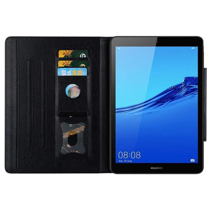 For Huawei Honor Pad 5 8.0-inch / MediaPad M5 Lite 8 Case Magnetic Clasp PU Leather Tablet Cover