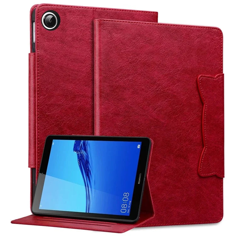 For Huawei Honor Pad 5 8.0-inch / MediaPad M5 Lite 8 Case Magnetic Clasp PU Leather Tablet Cover