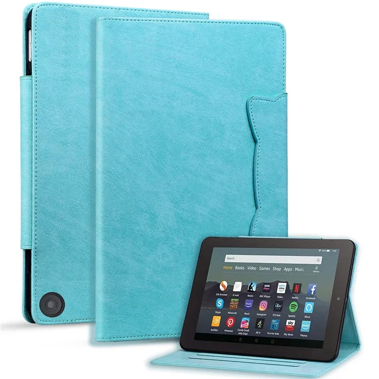 For Amazon Fire HD 10 (2021) / HD 10 Plus (2021) / HD 10 (2023) Tablet Case PU Leather Flip Cover