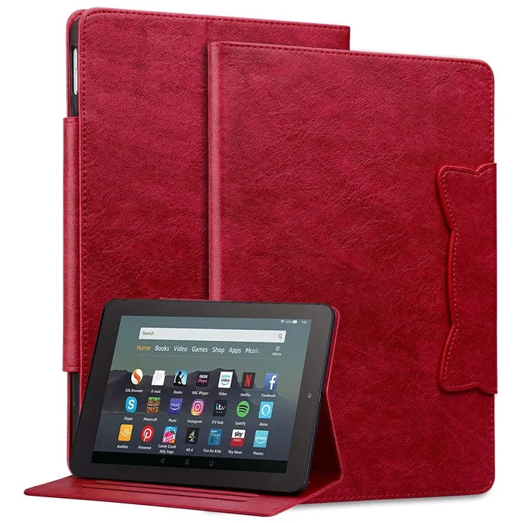 For Amazon Fire HD 10 (2021) / HD 10 Plus (2021) / HD 10 (2023) Tablet Case PU Leather Flip Cover