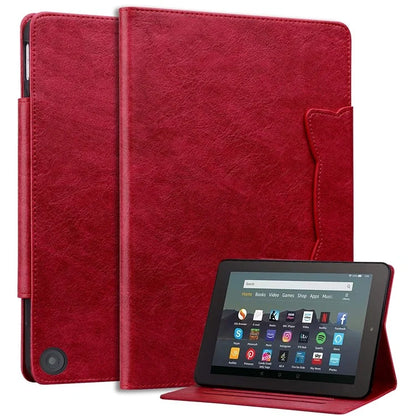 For Amazon Fire HD 10 (2021) / HD 10 Plus (2021) / HD 10 (2023) Tablet Case PU Leather Flip Cover
