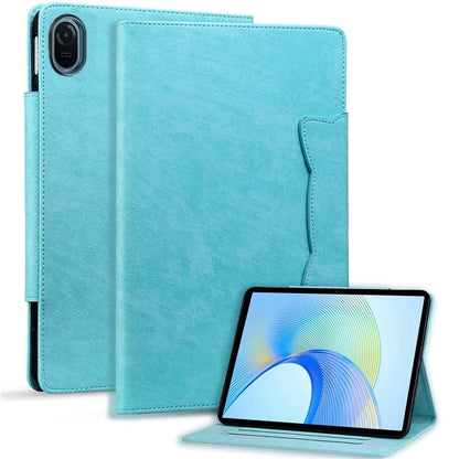 For Honor Pad 8 Stand Case Magnetic Clasp PU Leather Tablet Cover with Card Slots