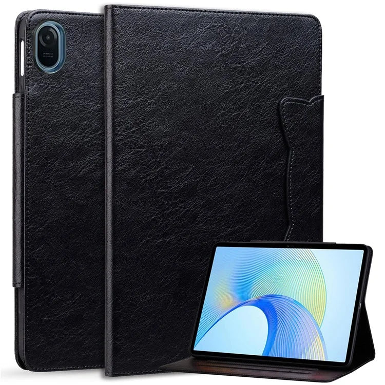 For Honor Pad 8 Stand Case Magnetic Clasp PU Leather Tablet Cover with Card Slots