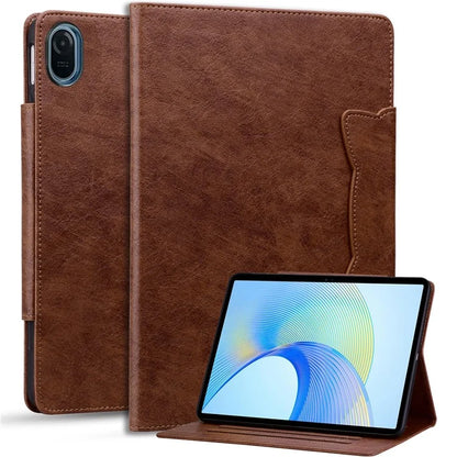 For Honor Pad 8 Stand Case Magnetic Clasp PU Leather Tablet Cover with Card Slots
