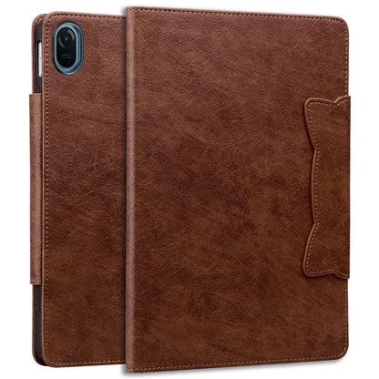 For Honor Pad 8 Stand Case Magnetic Clasp PU Leather Tablet Cover with Card Slots
