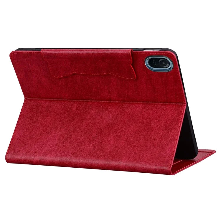 For Honor Pad 8 Stand Case Magnetic Clasp PU Leather Tablet Cover with Card Slots