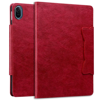 For Honor Pad 8 Stand Case Magnetic Clasp PU Leather Tablet Cover with Card Slots