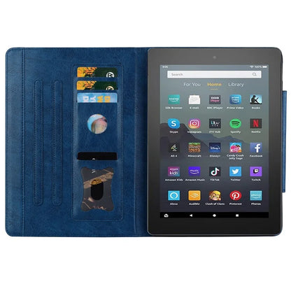 For Amazon Fire HD 8 (2020) / HD 8 (2022) Case PU Leather Stand Tablet Cover with Card Holder