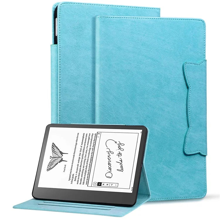 For Amazon Kindle Scribe Stand Case Card Slot PU Leather Tablet Cover