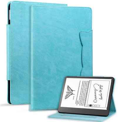 For Amazon Kindle Scribe Stand Case Card Slot PU Leather Tablet Cover
