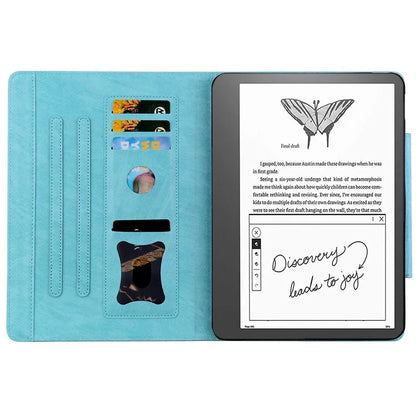 For Amazon Kindle Scribe Stand Case Card Slot PU Leather Tablet Cover