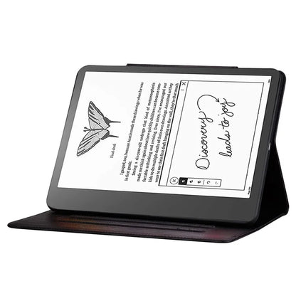 For Amazon Kindle Scribe Stand Case Card Slot PU Leather Tablet Cover