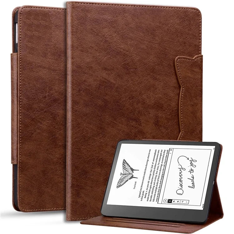 For Amazon Kindle Scribe Stand Case Card Slot PU Leather Tablet Cover