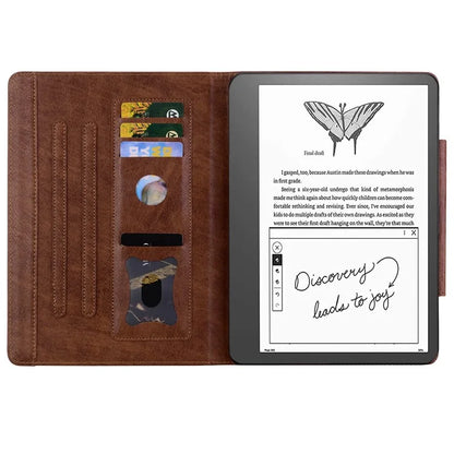 For Amazon Kindle Scribe Stand Case Card Slot PU Leather Tablet Cover