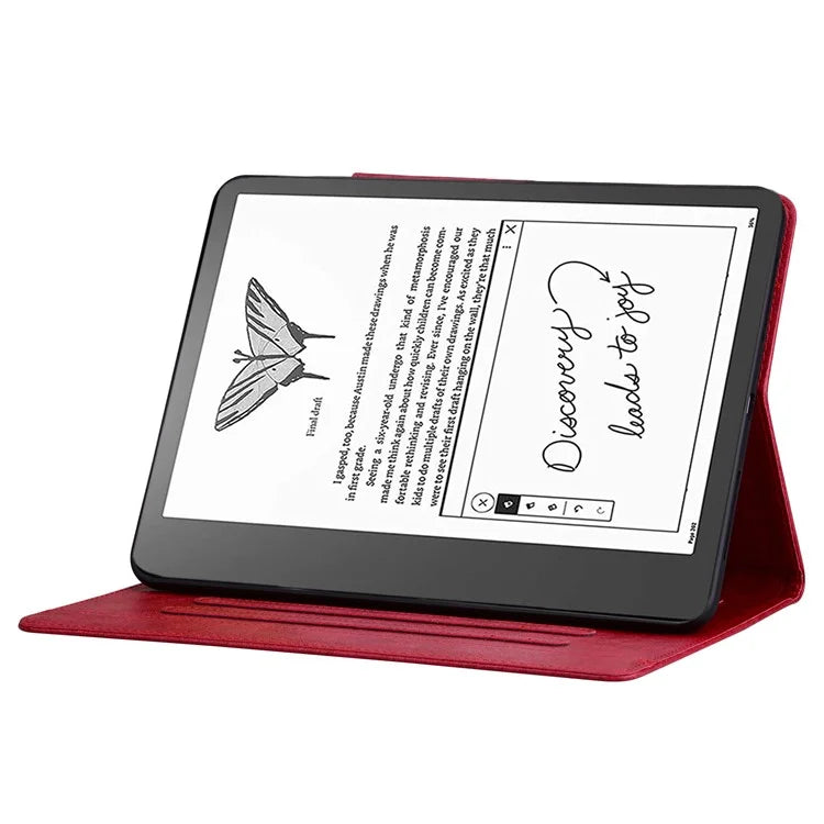 For Amazon Kindle Scribe Stand Case Card Slot PU Leather Tablet Cover