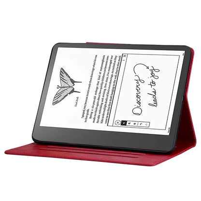 For Amazon Kindle Scribe Stand Case Card Slot PU Leather Tablet Cover