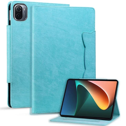 For Xiaomi Pad 5 / 5 Pro Case Card Holder PU Leather Tablet Cover with Stand