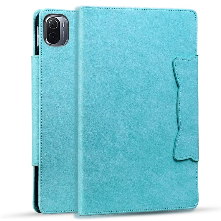 For Xiaomi Pad 5 / 5 Pro Case Card Holder PU Leather Tablet Cover with Stand