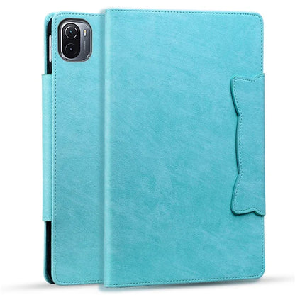 For Xiaomi Pad 5 / 5 Pro Case Card Holder PU Leather Tablet Cover with Stand