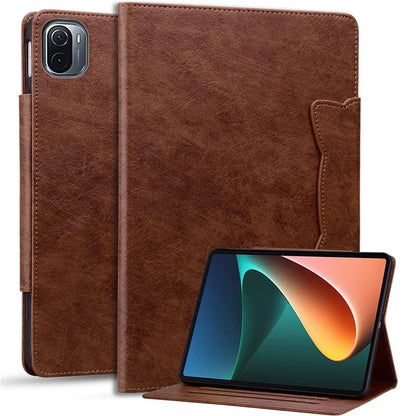 For Xiaomi Pad 5 / 5 Pro Case Card Holder PU Leather Tablet Cover with Stand