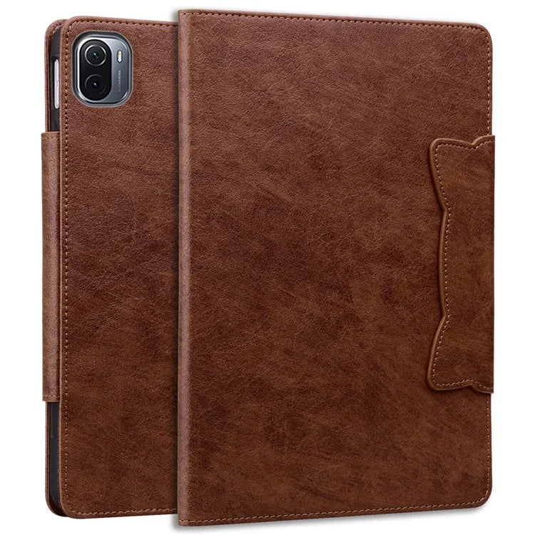 For Xiaomi Pad 5 / 5 Pro Case Card Holder PU Leather Tablet Cover with Stand