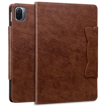 For Xiaomi Pad 5 / 5 Pro Case Card Holder PU Leather Tablet Cover with Stand