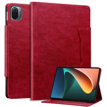 For Xiaomi Pad 5 / 5 Pro Case Card Holder PU Leather Tablet Cover with Stand