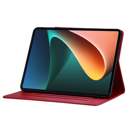 For Xiaomi Pad 5 / 5 Pro Case Card Holder PU Leather Tablet Cover with Stand