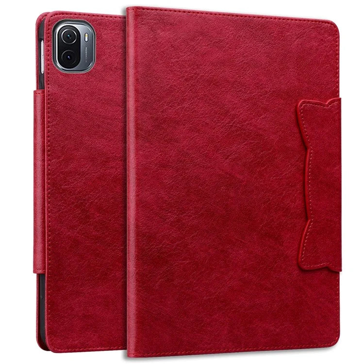 For Xiaomi Pad 5 / 5 Pro Case Card Holder PU Leather Tablet Cover with Stand
