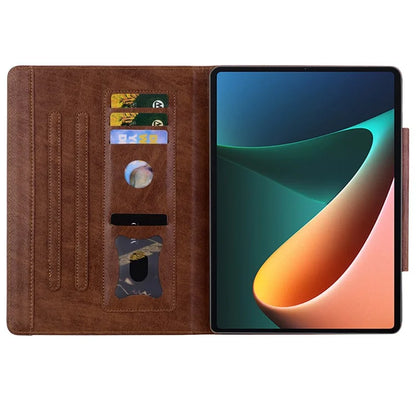 For Xiaomi Pad 6 / 6 Pro Stand Case PU Leather Tablet Cover with Card Holder