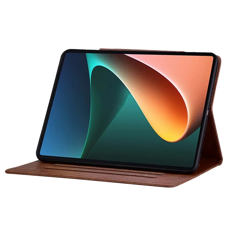 For Xiaomi Pad 6 / 6 Pro Stand Case PU Leather Tablet Cover with Card Holder