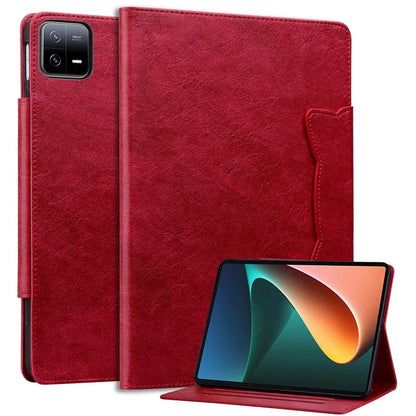 For Xiaomi Pad 6 / 6 Pro Stand Case PU Leather Tablet Cover with Card Holder
