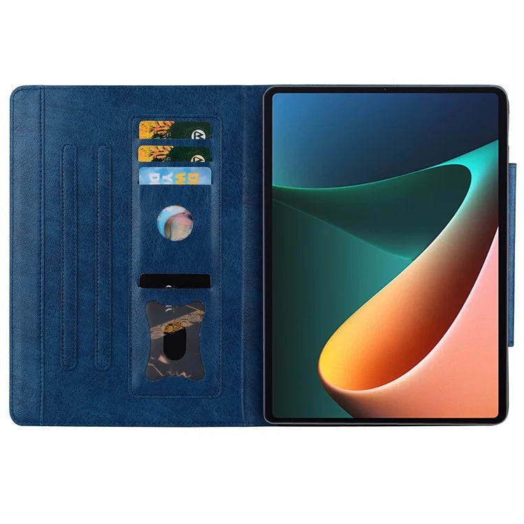 For Xiaomi Pad 6 / 6 Pro Stand Case PU Leather Tablet Cover with Card Holder