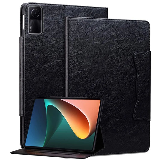 For Xiaomi Redmi Pad SE Card Slot Case PU Leather Tablet Cover with Stand