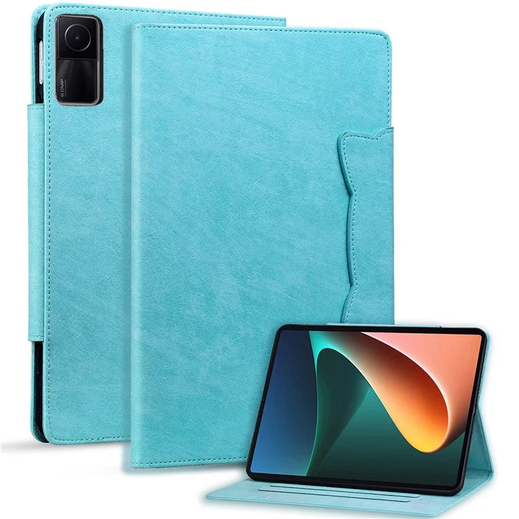 For Xiaomi Redmi Pad SE Card Slot Case PU Leather Tablet Cover with Stand
