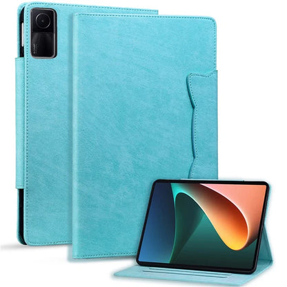 For Xiaomi Redmi Pad SE Card Slot Case PU Leather Tablet Cover with Stand