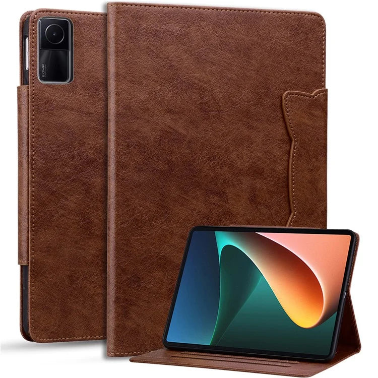 For Xiaomi Redmi Pad SE Card Slot Case PU Leather Tablet Cover with Stand