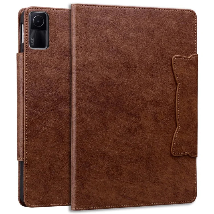 For Xiaomi Redmi Pad SE Card Slot Case PU Leather Tablet Cover with Stand