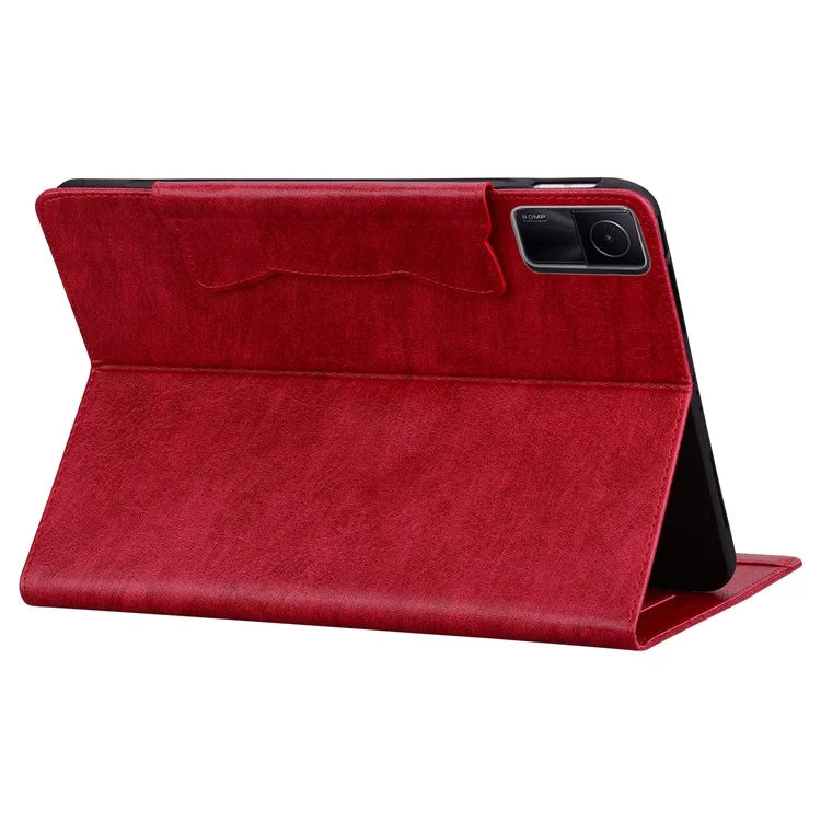 For Xiaomi Redmi Pad SE Card Slot Case PU Leather Tablet Cover with Stand