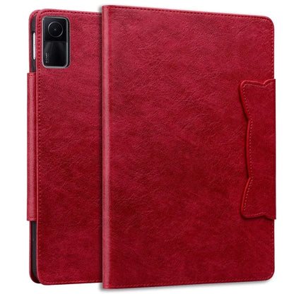 For Xiaomi Redmi Pad SE Card Slot Case PU Leather Tablet Cover with Stand