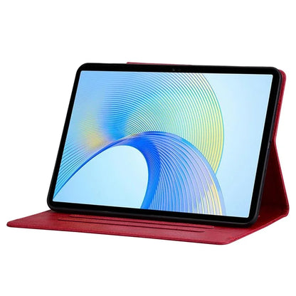 For Lenovo Tab P12 Shockproof Case Magnetic Clasp PU Leather Tablet Cover with Card Slots