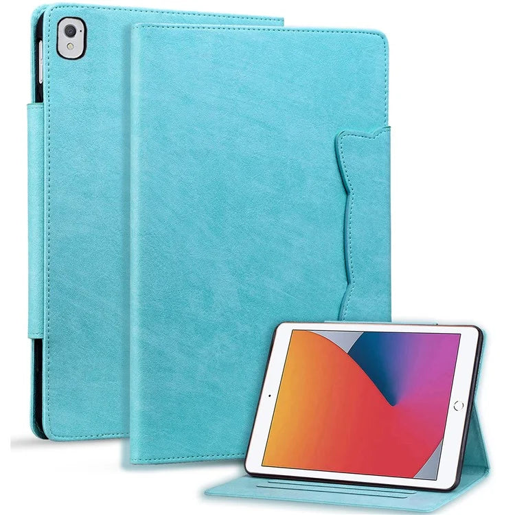 For iPad 9.7-inch (2017) / (2018) Case Magnetic Clasp Protect PU Leather Tablet Cover