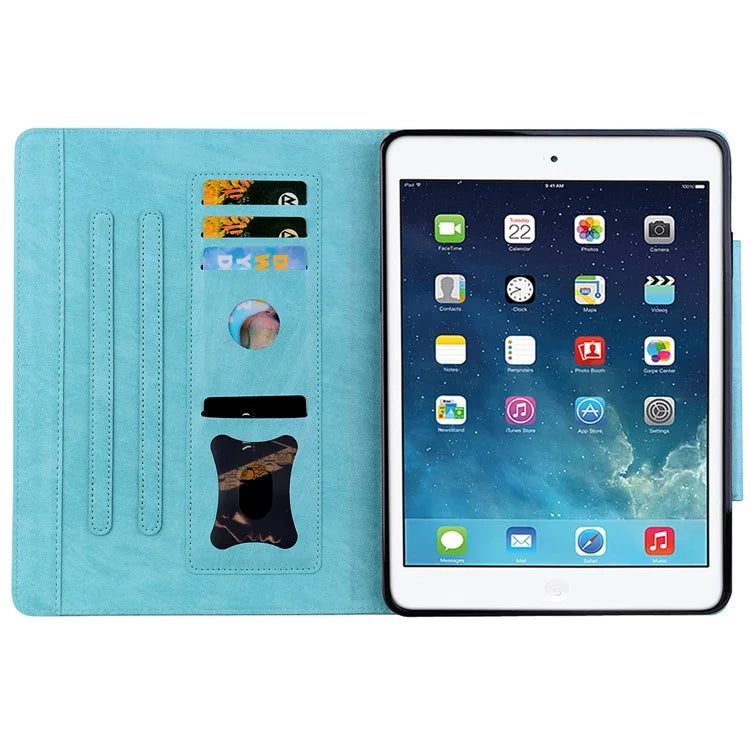 For iPad 9.7-inch (2017) / (2018) Case Magnetic Clasp Protect PU Leather Tablet Cover