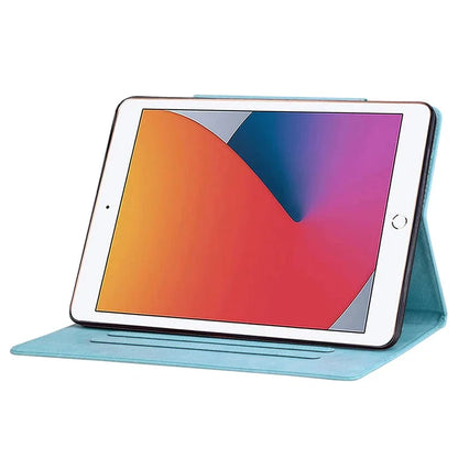 For iPad 9.7-inch (2017) / (2018) Case Magnetic Clasp Protect PU Leather Tablet Cover