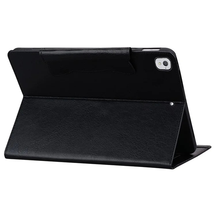 For iPad 9.7-inch (2017) / (2018) Case Magnetic Clasp Protect PU Leather Tablet Cover