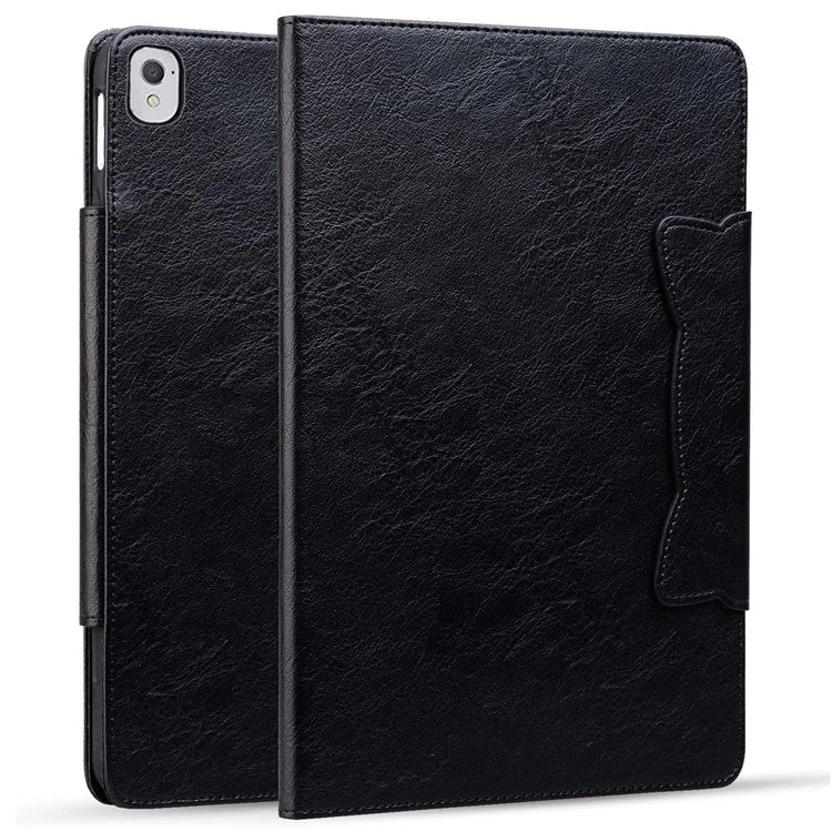 For iPad 9.7-inch (2017) / (2018) Case Magnetic Clasp Protect PU Leather Tablet Cover