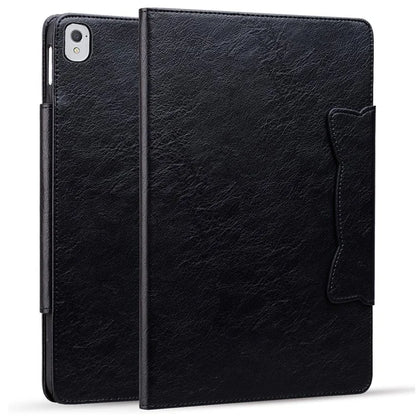 For iPad 9.7-inch (2017) / (2018) Case Magnetic Clasp Protect PU Leather Tablet Cover